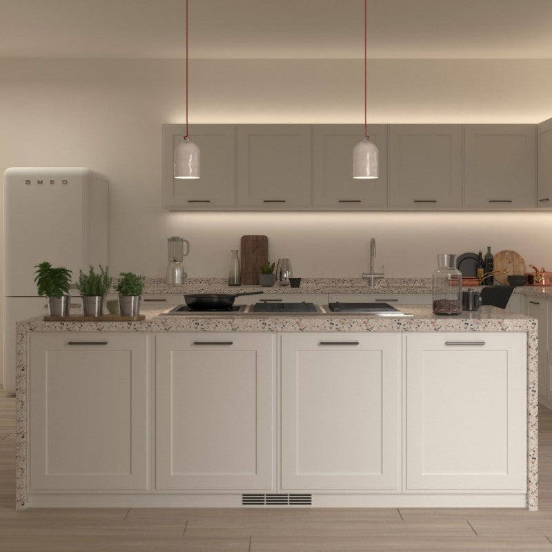 Abajur de cerâmica Mini Bell XS para suspensão - Fabricado na Itália