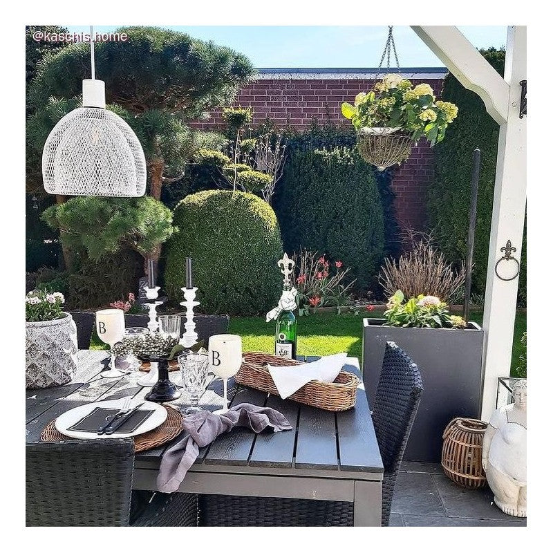 Abajur de metal em gaiola de lâmpada nua Ghostbell XL com encaixe E27