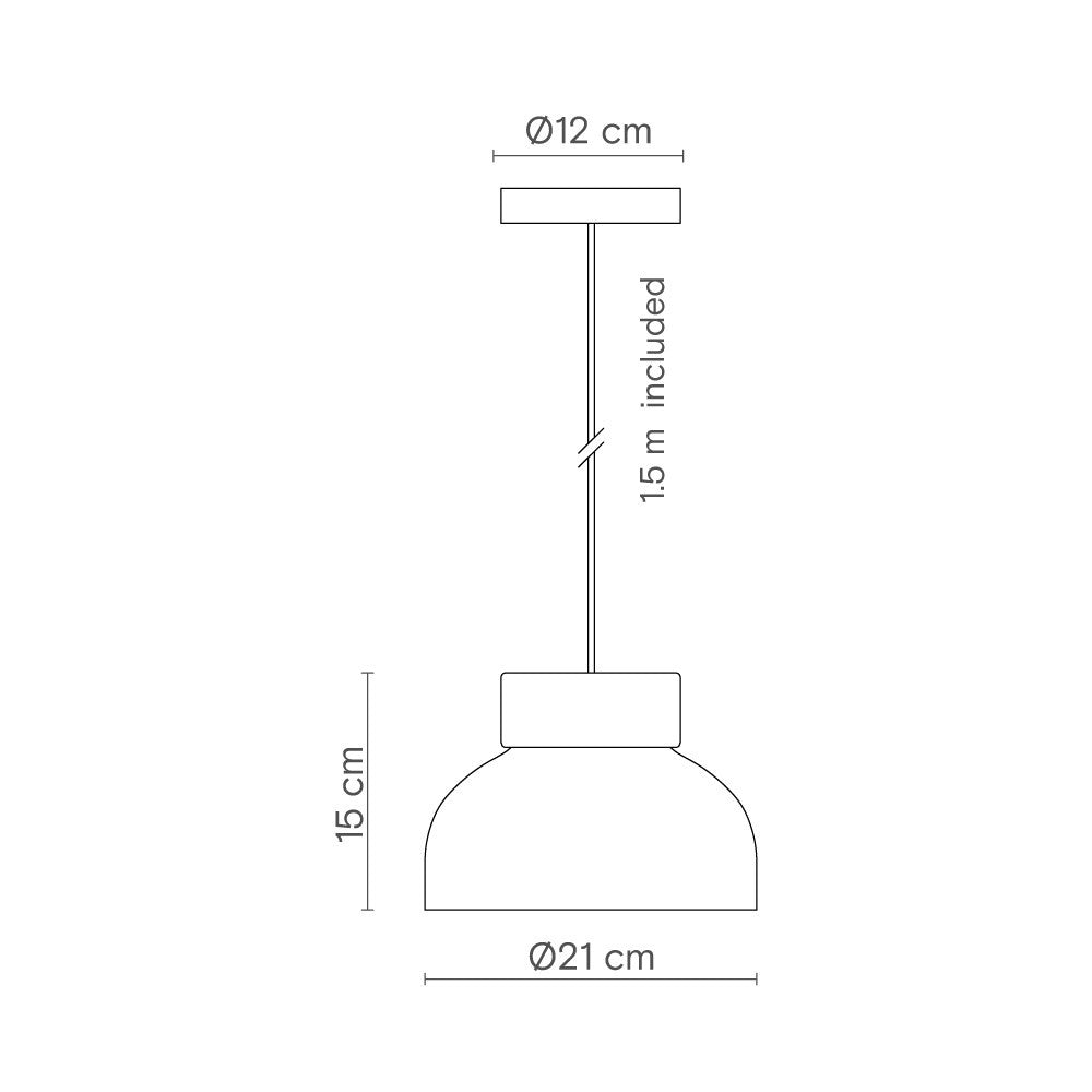Reiko Pendant Flat