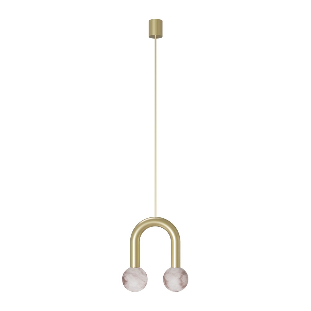 Rigoberta Super Curved Pendant Alabaster