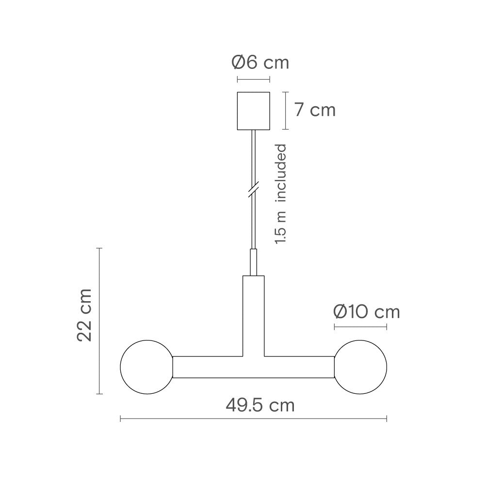Rigoberta Trio Pendant Alabaster