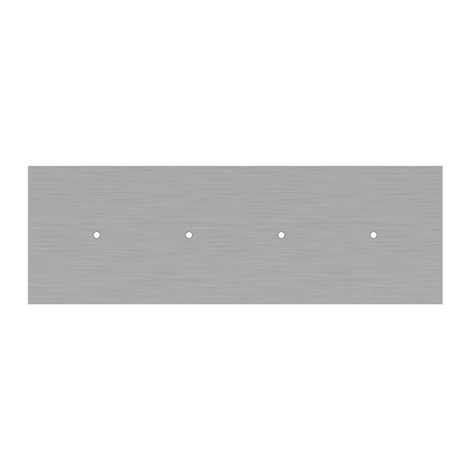 Kit de rosácea de teto retangular Rose-One XXL em linha de 4 furos, 675 x 225 mm