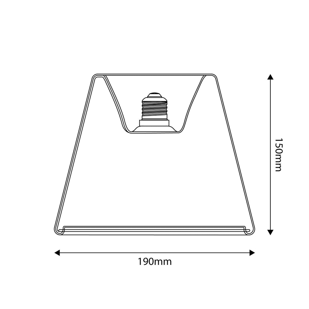 Lâmpada LED Smoky Linha Fantasma Cone Embutido 6W 400Lm E27 1900K Regulável - G11