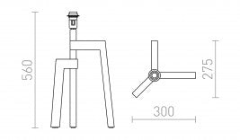 WOODY TABLE BASE