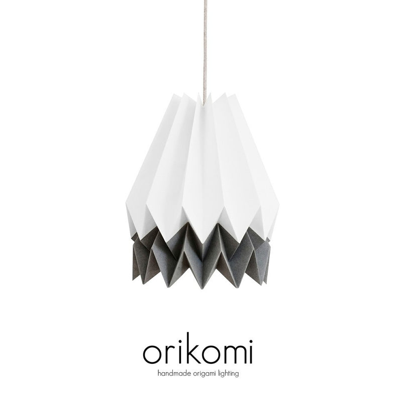 ORIKOMI Stripe Branco-candeeiros-Light & Store-Branco e Cizento Alpino-Light & Store