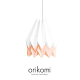 ORIKOMI Stripe Branco-candeeiros-Light & Store-Branco e Rosa Pastel-Light & Store