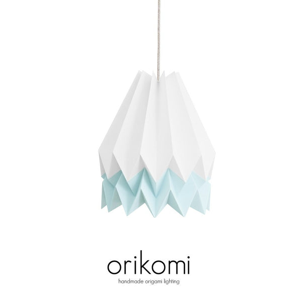 ORIKOMI Stripe Branco-candeeiros-Light & Store-Branco e Azul Menta-Light & Store