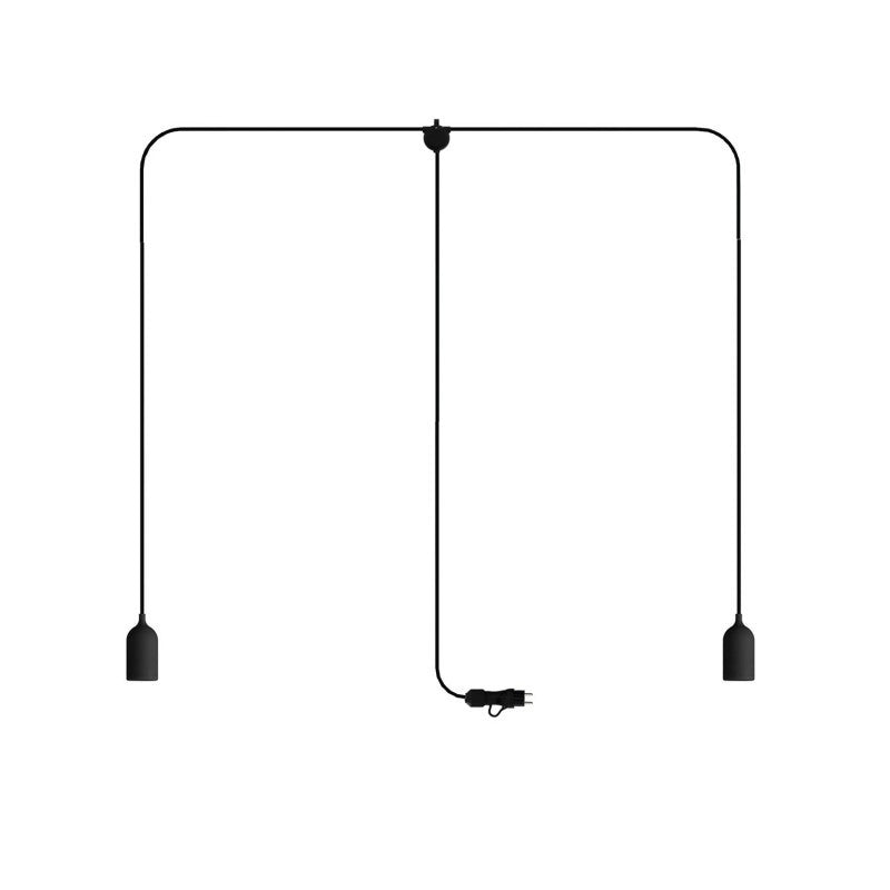 Lâmpada exterior portátil T-Snake EIVA IP65 com 2 luzes