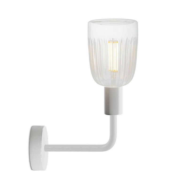 Fermaluce Elle de metal com lâmpada de cristal