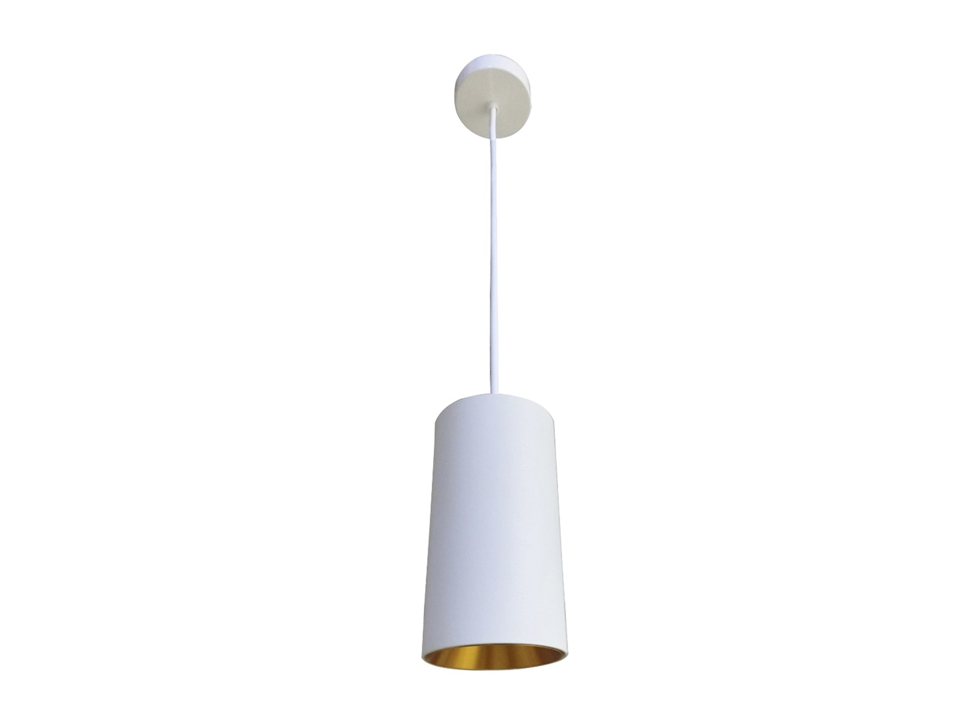 Candeeiro Tubular LED Suspenso 45º - ø 8 x 15 cm