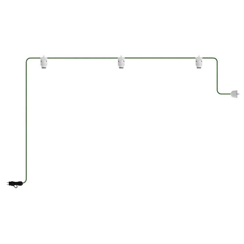 EIVA luz de corda portátil ao ar livre IP65 com 3 luzes