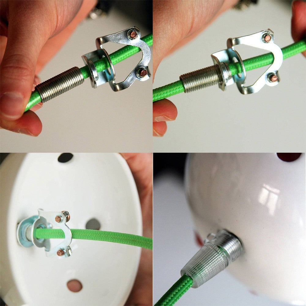 Kit de rosácea de teto de 7 furos em cerâmica