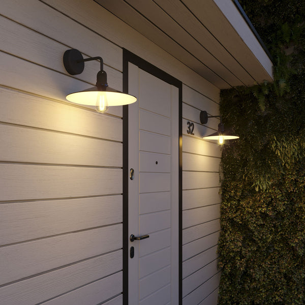 Fermaluce EIVA with L-shaped extension Swing lampshade and lamp holder IP65 waterproof