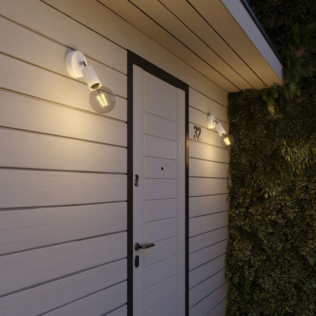 Fermaluce EIVA ELEGANT with adjustable joint ceiling rose and lamp holder IP65 waterproof