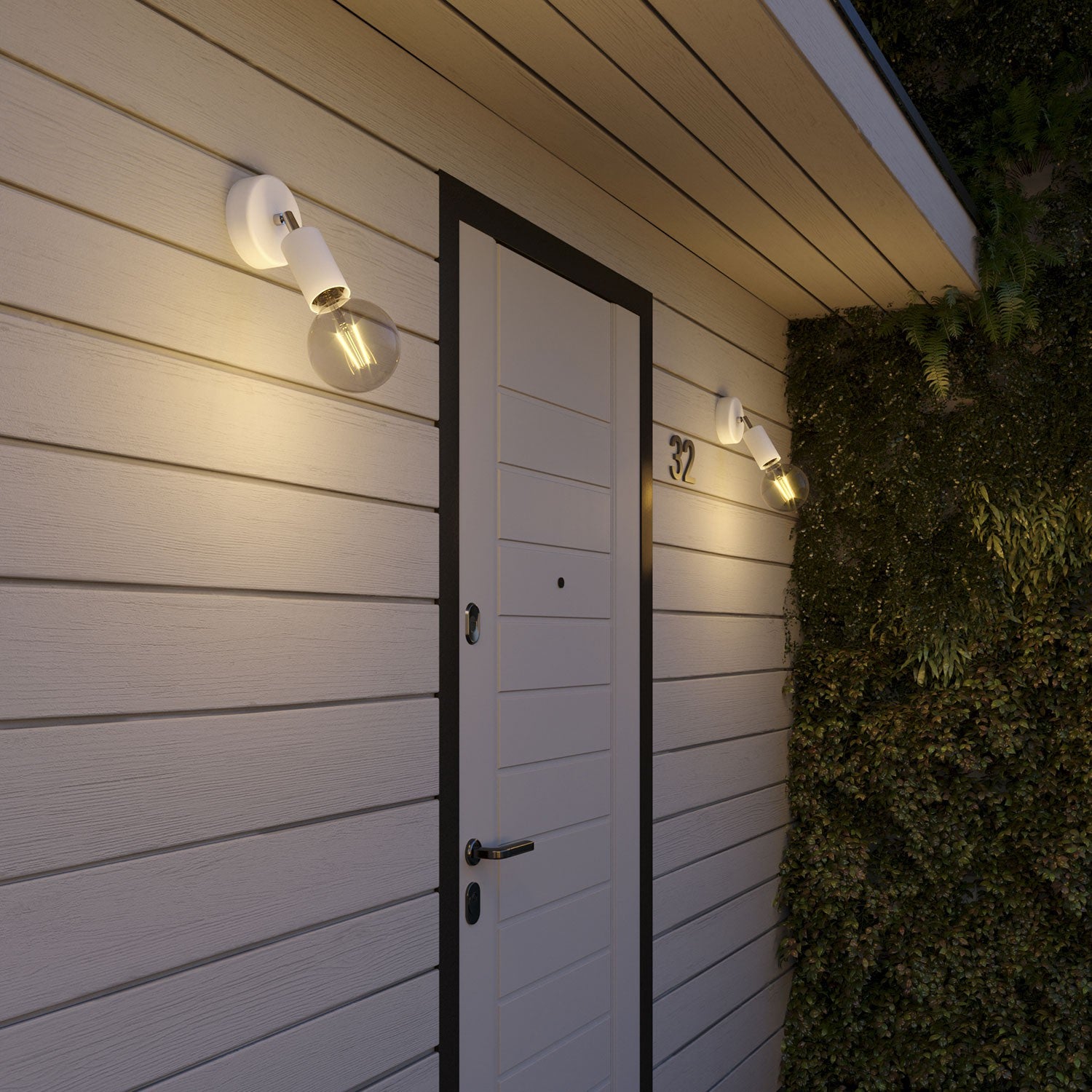 Fermaluce EIVA ELEGANT with adjustable joint ceiling rose and lamp holder IP65 waterproof