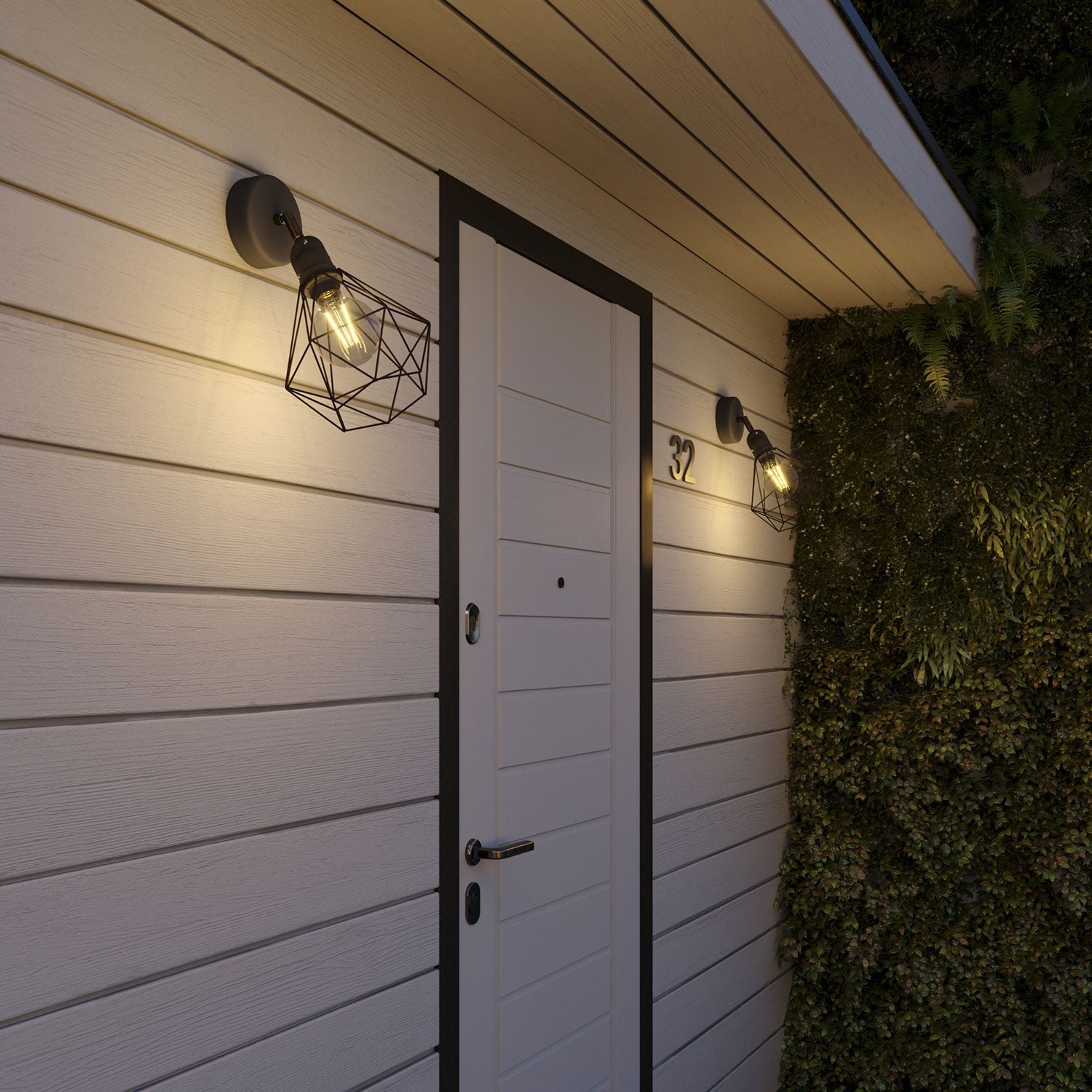 Fermaluce EIVA with Diamond lampshade adjustable joint and lamp holder IP65 waterproof