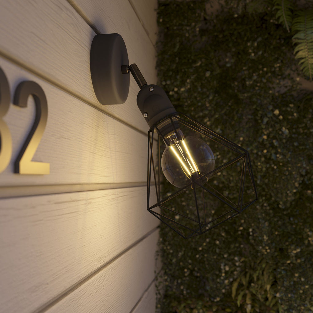 Fermaluce EIVA with Diamond lampshade adjustable joint and lamp holder IP65 waterproof