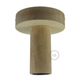 Fermaluce Wood M il punto luce in legno a parete o soffitto