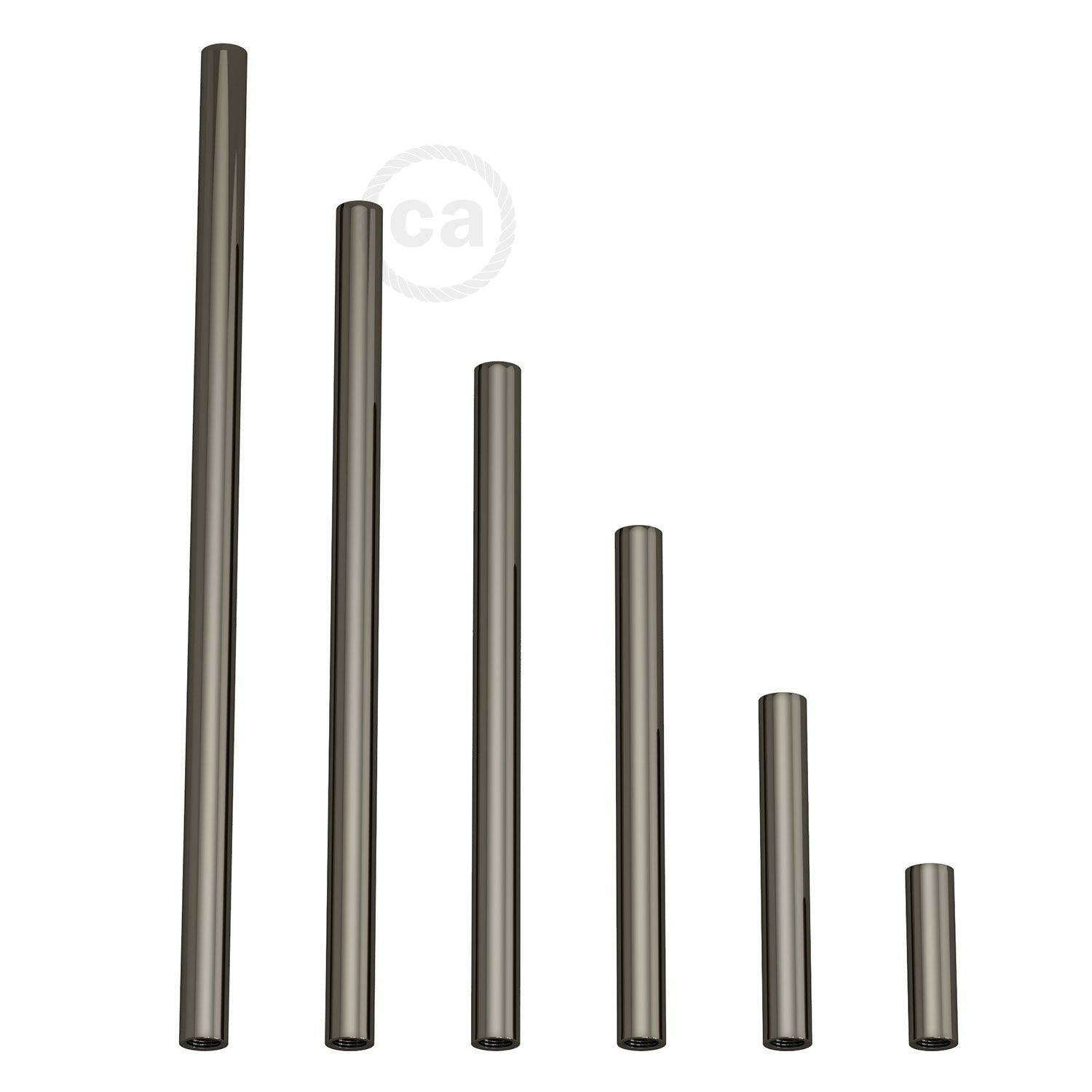 Black pearl metal extension pipe