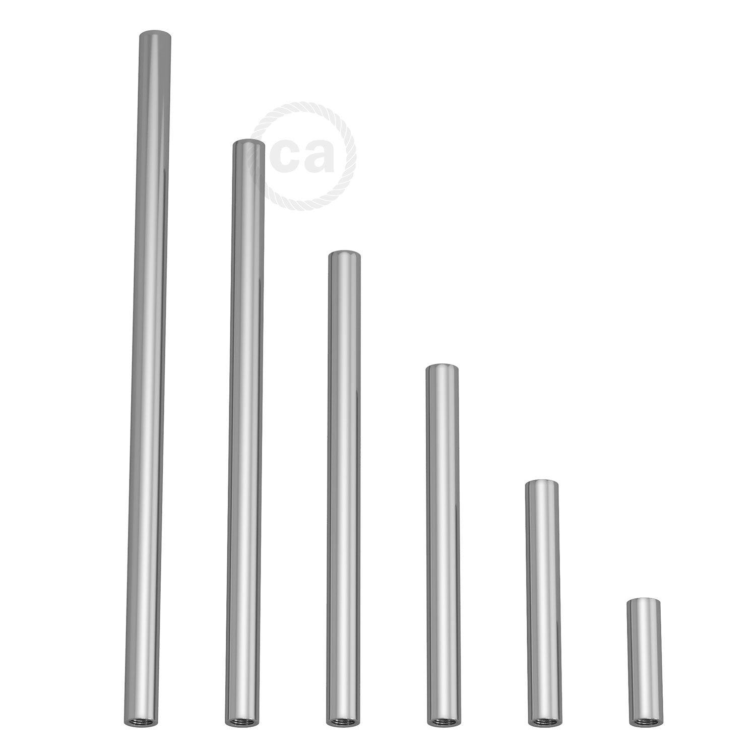 Chrome metal extension pipe