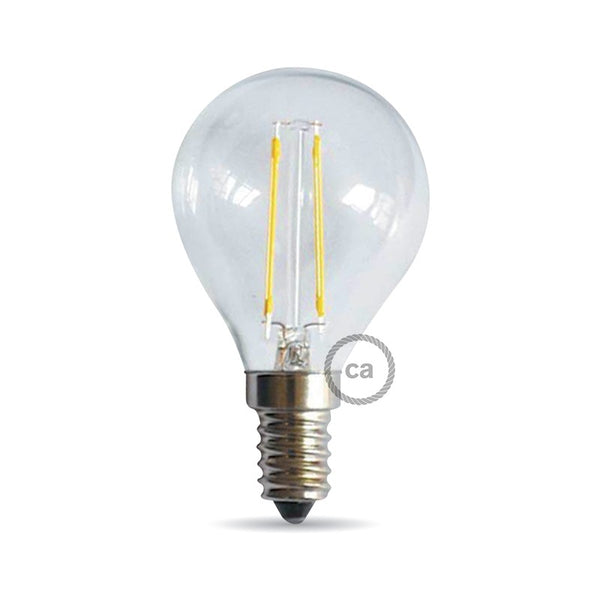 Light bulb filament Led Sphere 4W E14 Clear