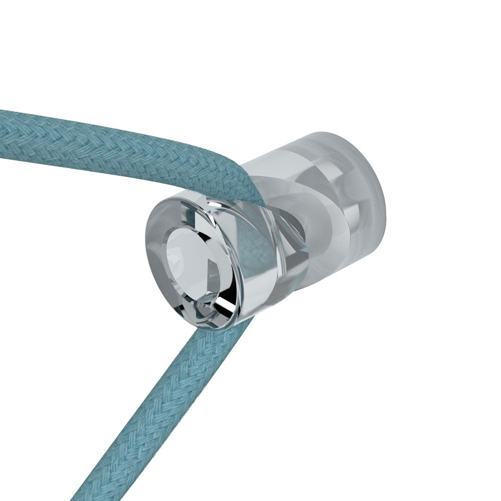 Decentralizer, Transparent "V" ceiling or wall hook for any fabric electric cable