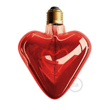 LED Light Bulb - Red Heart - 5W E27 Dimmable 2000K