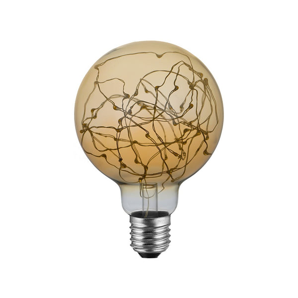 LED Globe G95 Light bulb - A thousand Lights Gold 2W E27 2000K
