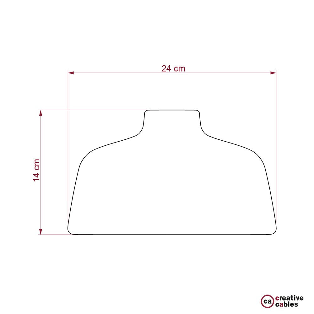 Abajur de cerâmica  Cup coleção Materia - Fabricado na Itália