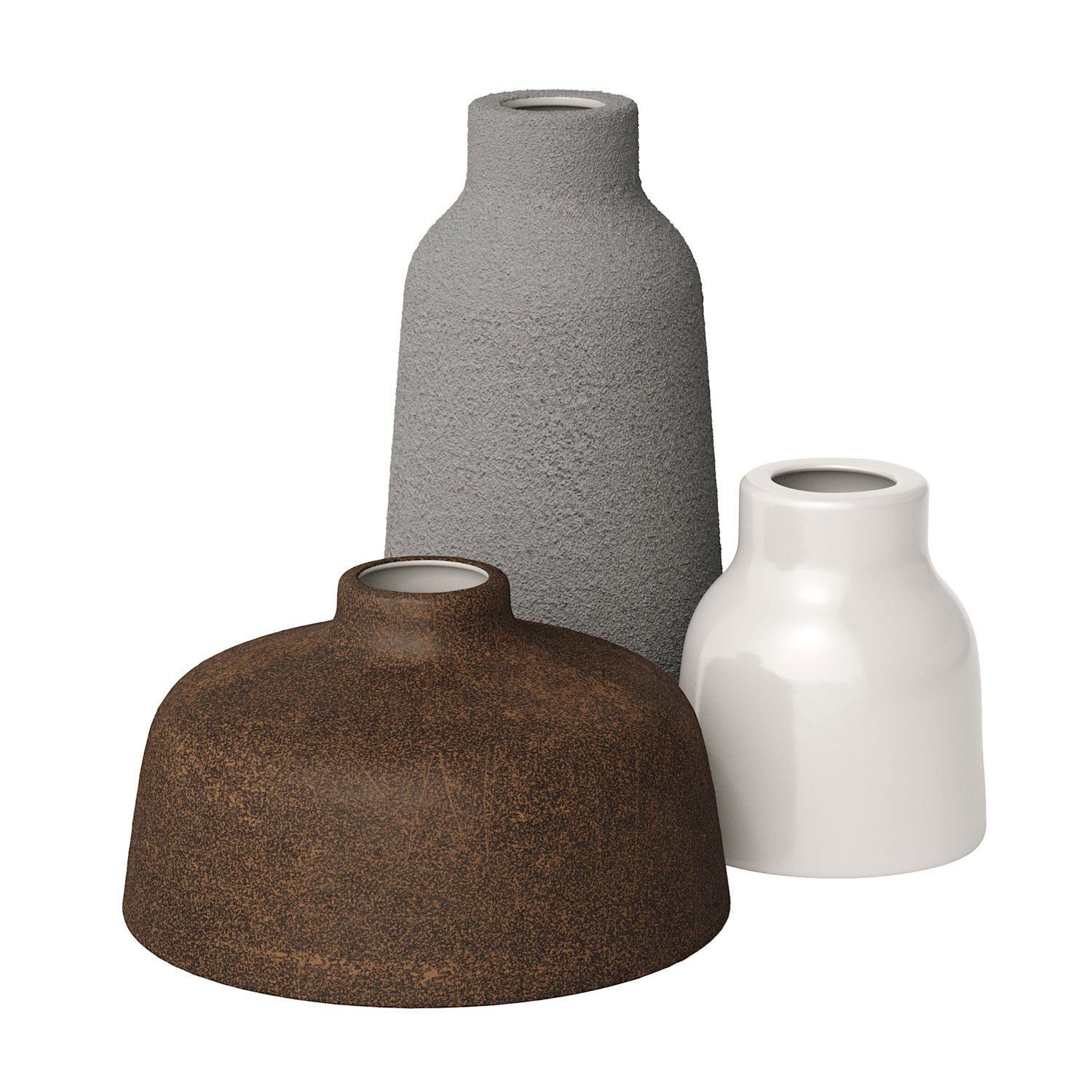 Abajur de cerâmica Vase coleção Materia - Fabricado na Itália