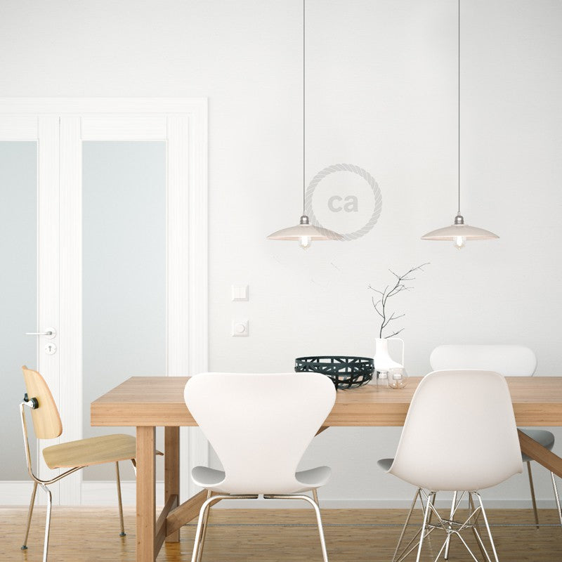 Abajur de cerâmica para suspensão - Fabricado na Itália