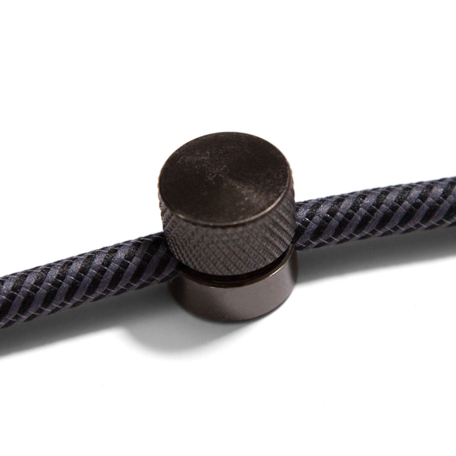 Sarè - Metal wall fairlead fixing for textile cable - Gunmetal