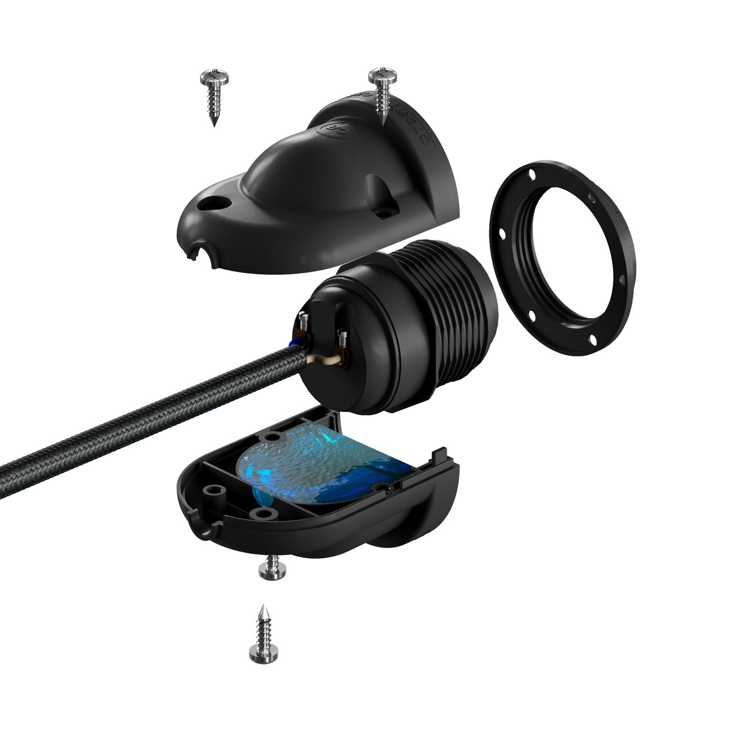 Kit de Casquilho em Silicone Exterior E27 IP65