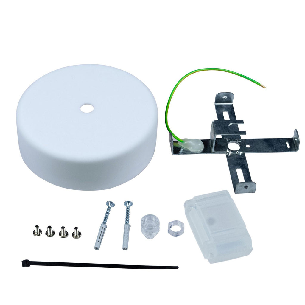 Kit de Rosácea de Teto Exterior Cilíndrica EIVA IP65 - em Silicone