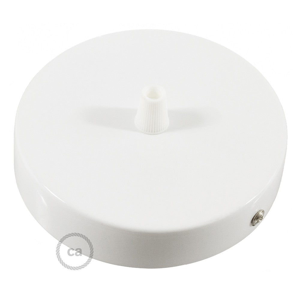 Kit de rosácea de teto cilíndrica em metal