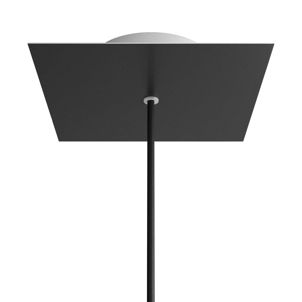 Square Rose-One 1-hole ceiling rose kit, 200 mm Cover
