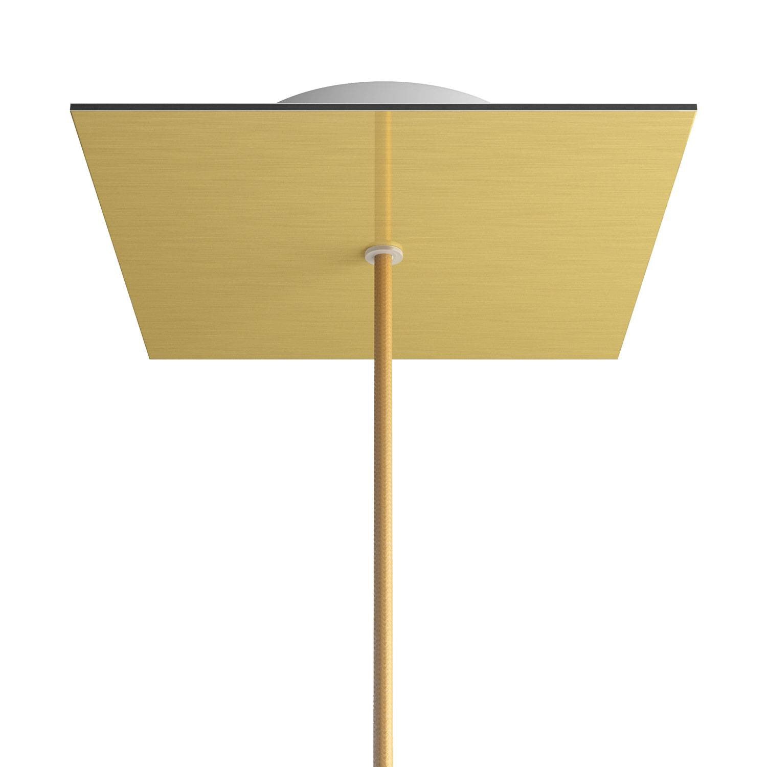 Square Rose-One 1-hole ceiling rose kit, 200 mm Cover