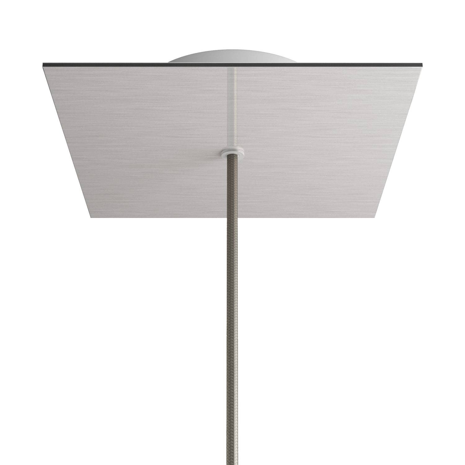 Square Rose-One 1-hole ceiling rose kit, 200 mm Cover