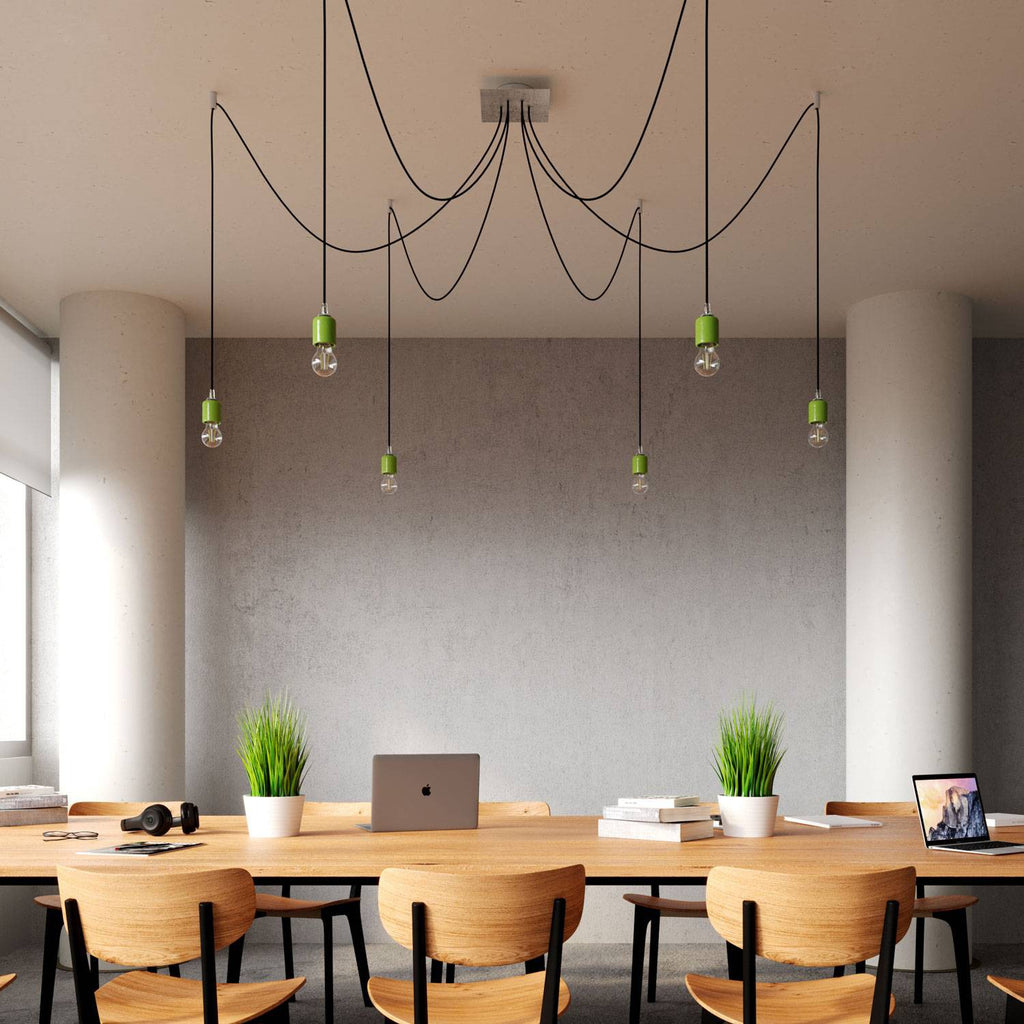 Florão Square Rose-One com 6 furos centrais e 4 laterais 200 mm