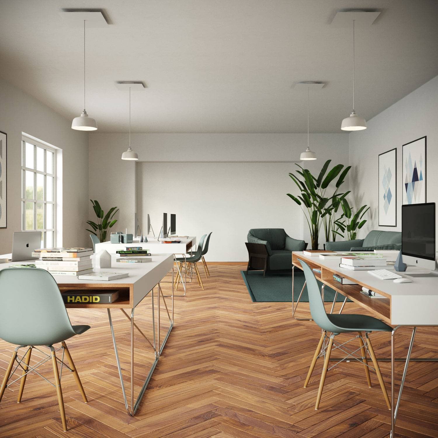 Square XXL Rose-One 1-hole ceiling rose kit 400 mm Cover