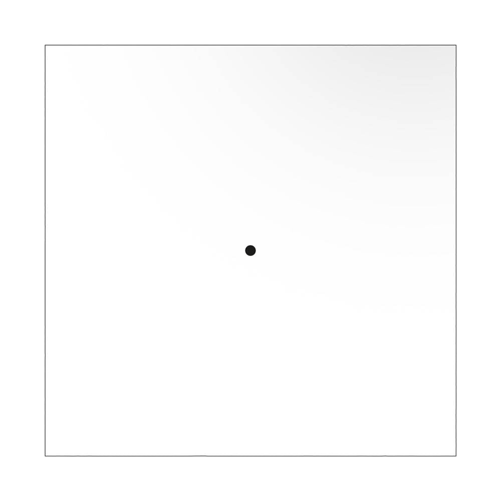 Square XXL Rose-One 1-hole ceiling rose kit 400 mm Cover