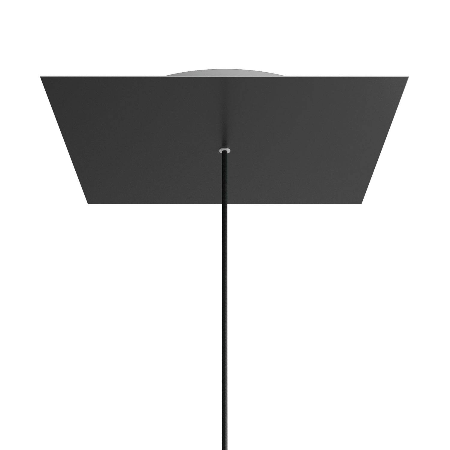 Square XXL Rose-One 1-hole ceiling rose kit, 400 mm Cover