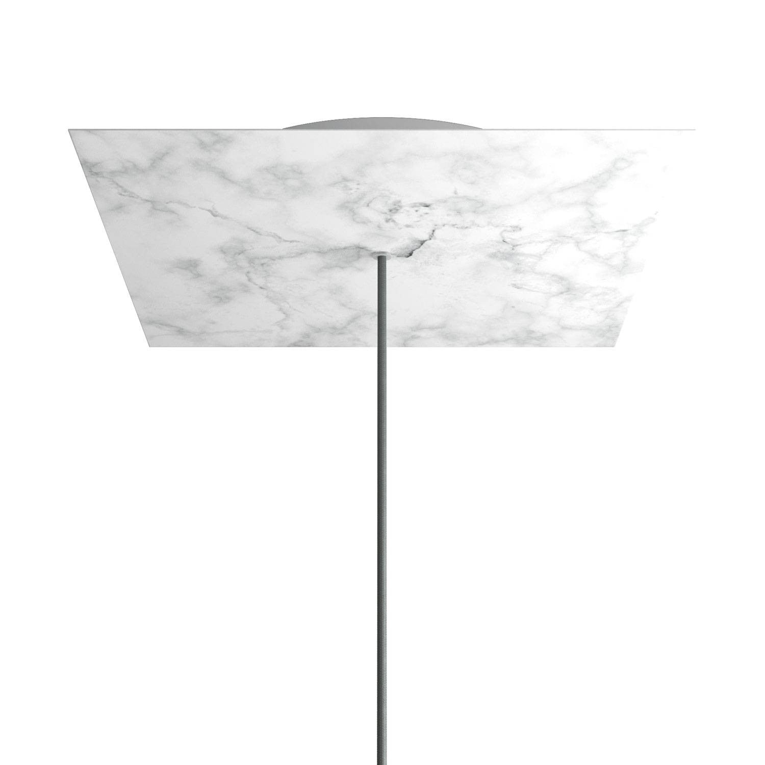 Square XXL Rose-One 1-hole ceiling rose kit, 400 mm Cover