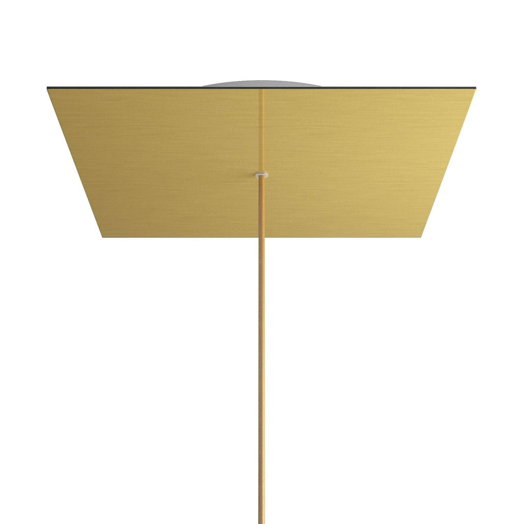 Square XXL Rose-One 1-hole ceiling rose kit, 400 mm Cover