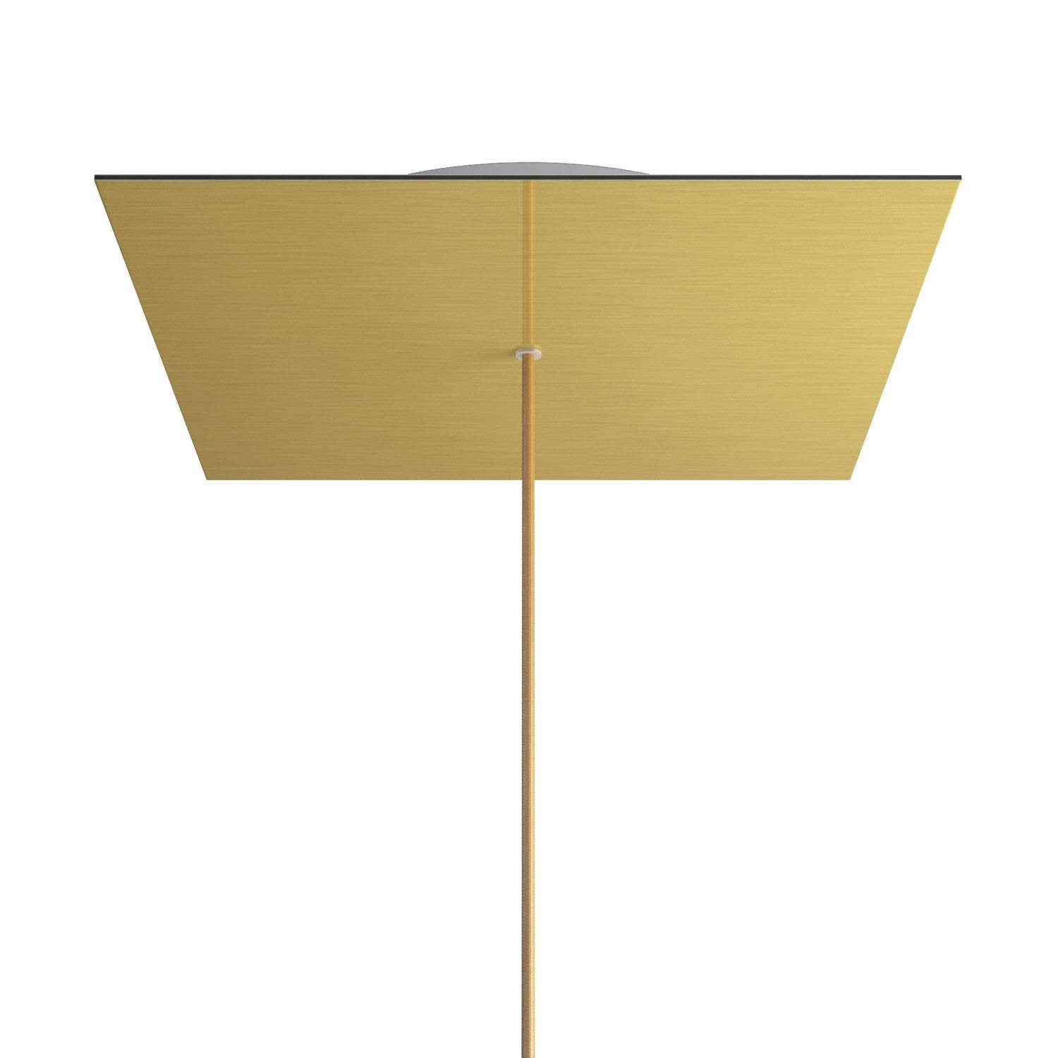 Square XXL Rose-One 1-hole ceiling rose kit, 400 mm Cover