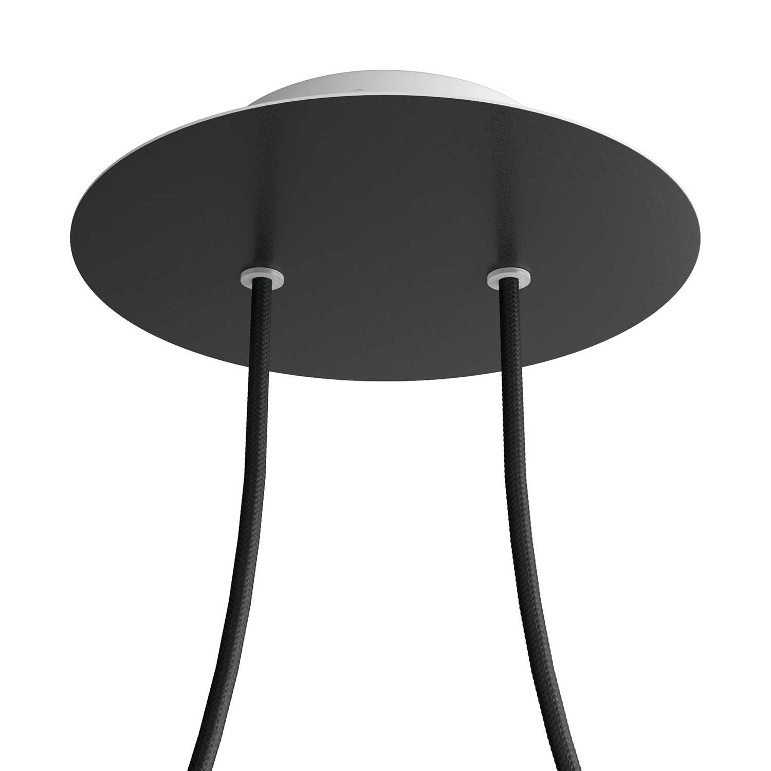 Round Rose-One 2-hole ceiling rose kit, 200 mm Cover