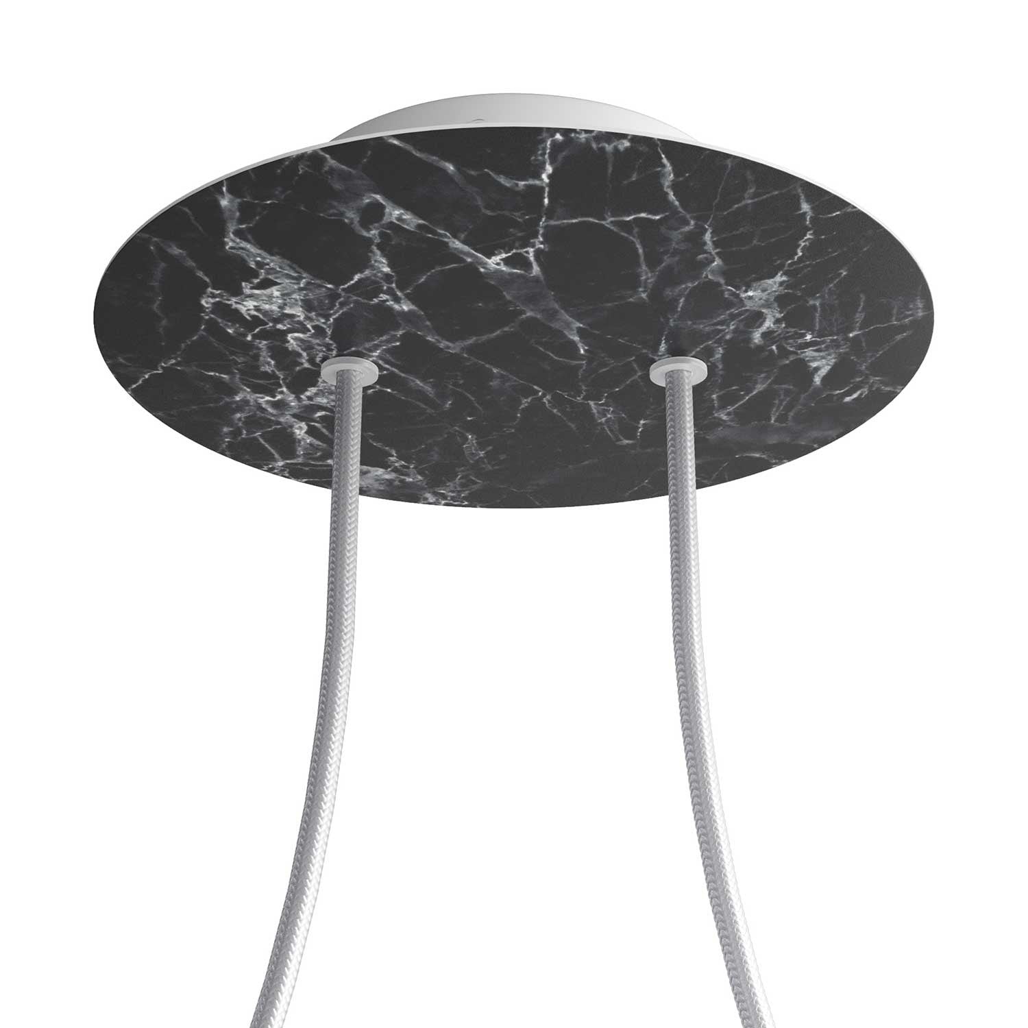 Round Rose-One 2-hole ceiling rose kit, 200 mm Cover