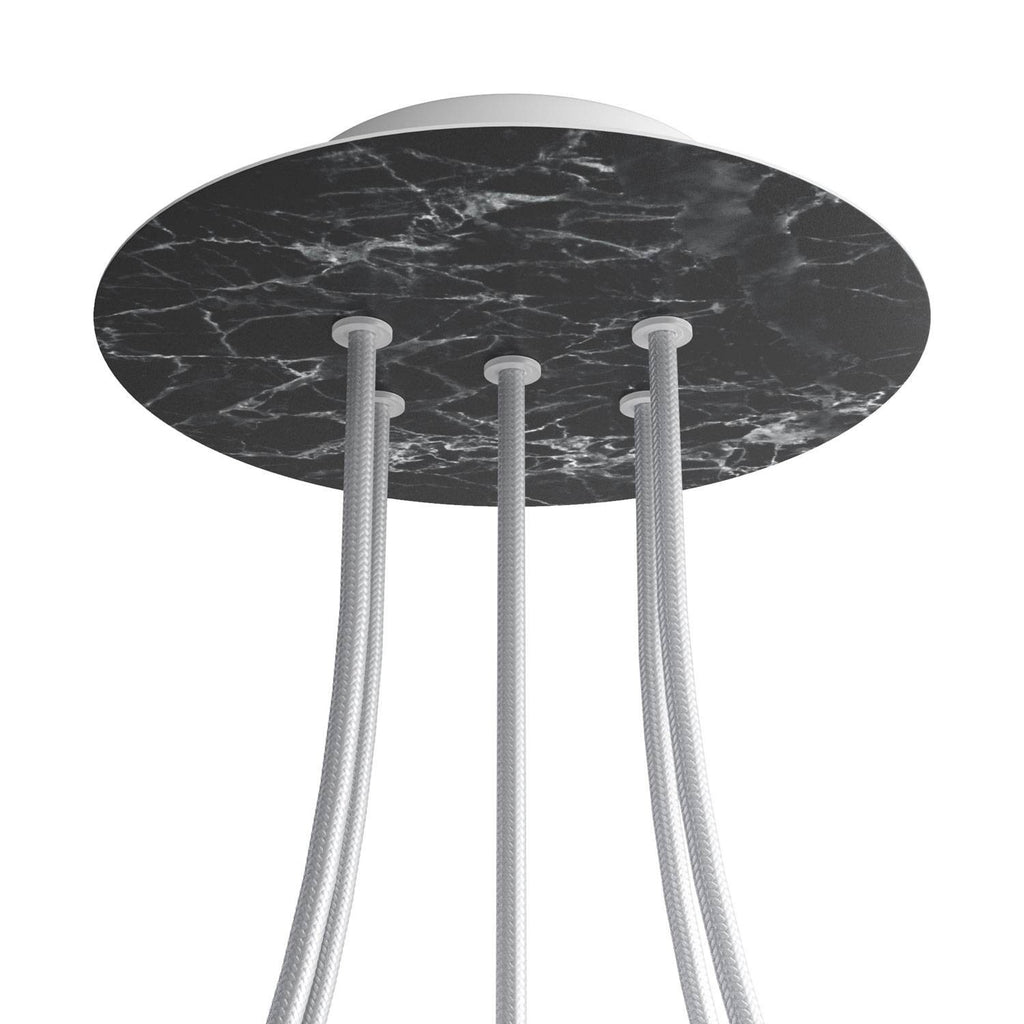 Round Rose-One 5-hole ceiling rose kit, 200 mm Cover