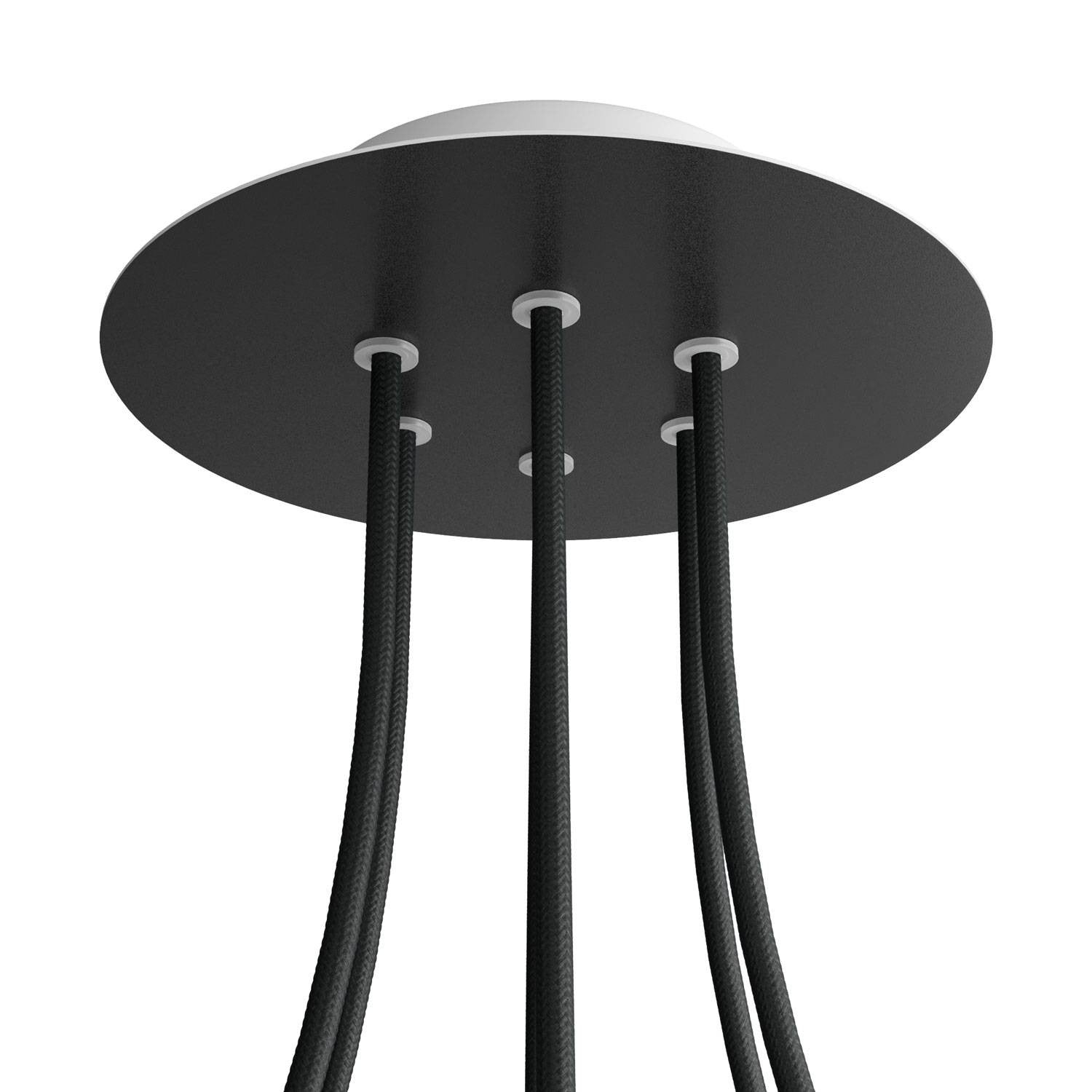 Round Rose-One 6-hole ceiling rose kit, 200 mm Cover