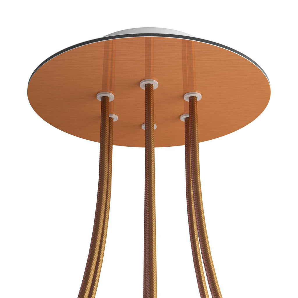 Round Rose-One 6-hole ceiling rose kit, 200 mm Cover
